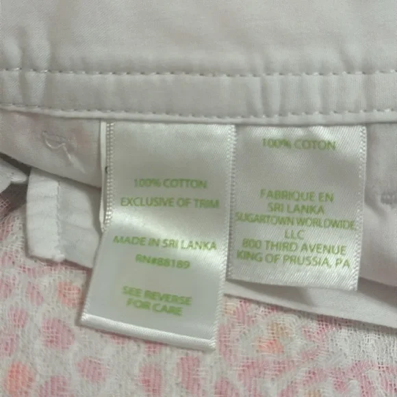 Lilly Pulitzer Womens Walsh Short Resort White Getting Steamy Print Sz 10 Preppy - Picture 7 of 8